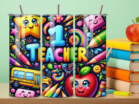 3D Teacher Back to School Tumbler Wrap: A Perfect Gift for Educators
