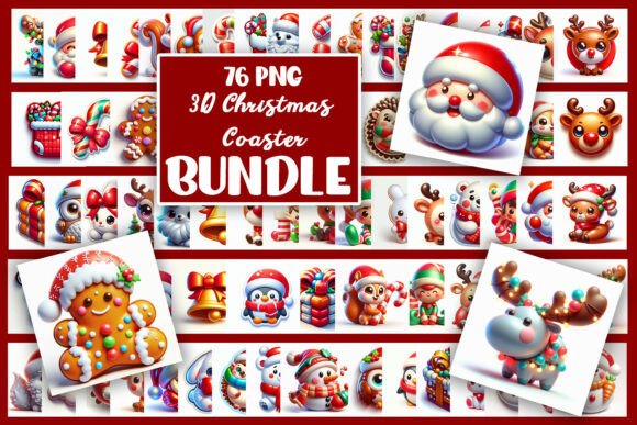 Enhance Your Holiday Decor with 3D Christmas Coaster Sublimation