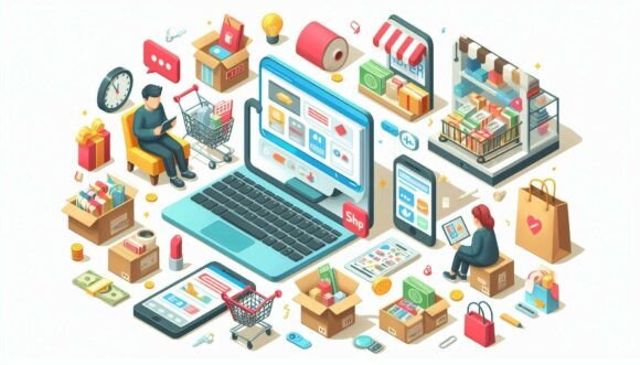Explore 3D Isometric Online Shopping