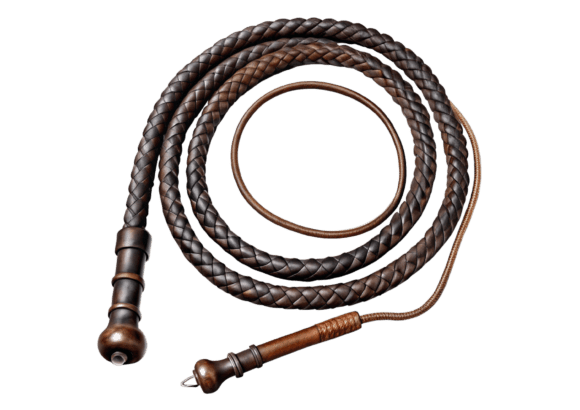 Explore 3D Leather Whip Black PNG for Creative Projects