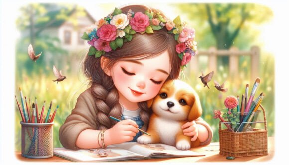 Exploring 3D Digital Rendering of a Girl and Her P: A Versatile Artistic Solution
