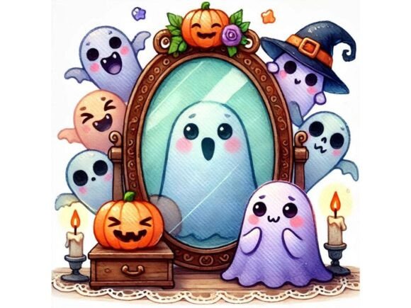 Exploring the 3D Adorable Haunted Mirror with Cute: A Versatile Creative Asset