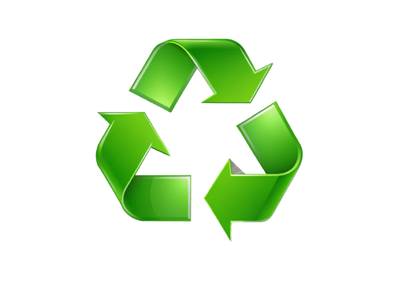 High-Quality 3D Recycling Icons for Versatile Design Projects