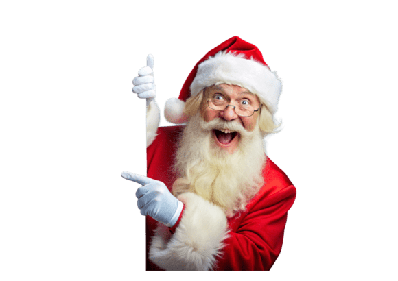High-Quality 3D Santa PNG for Creative Projects