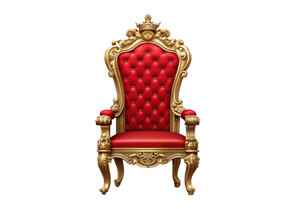 High-Quality PNG Throne Chair 3D File