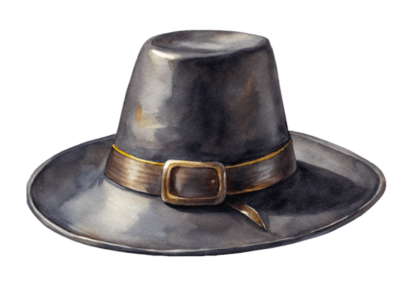 Pilgrim Hat in 3D Realistic Style PNG: A Strategic Asset for Creative and Commercial Projects