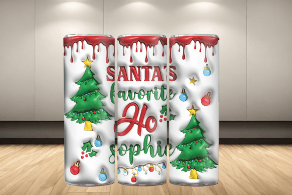 Santa’s Favorite Ho Sophie 3D Tumbler: A Unique and Stylish Beverage Companion