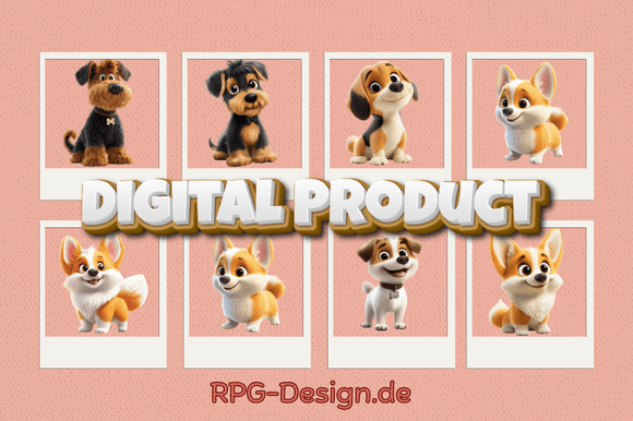 Unleash Your Creativity with 3D Dogs Stamps