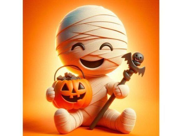 Unleashing Creativity with a 3D Pumpkin Pie Character: A Versatile Digital Illustration Package