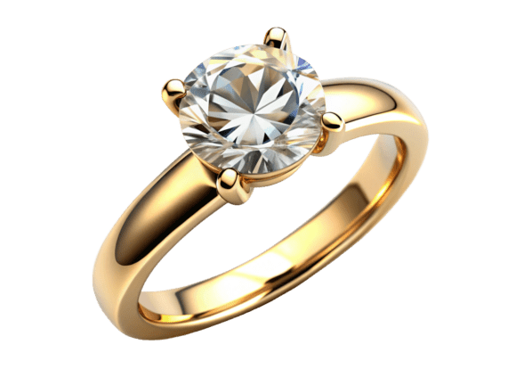 Unlock Your Creativity with the 3D Golden Wedding Ring Bundle PNG Bundle