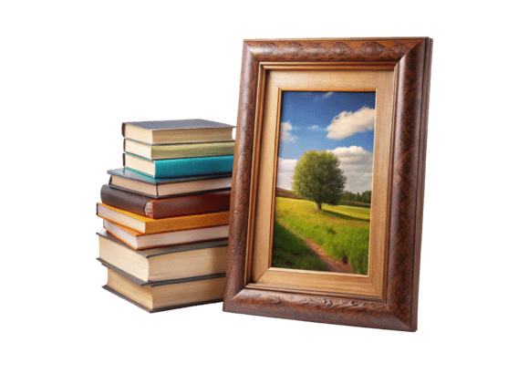 Unlocking Creativity with Black Frame Mockup 3D PNG Files